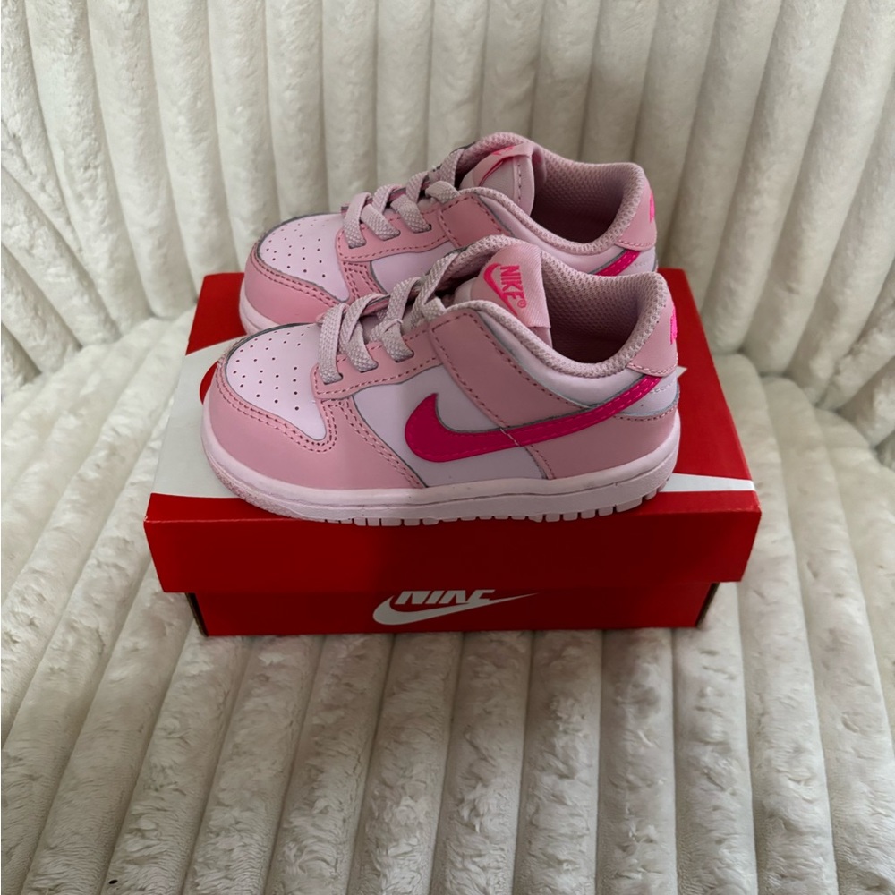 Nike Dunks Pink Foam Toddler Girl 6C